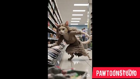 Mother Cat steal Fish for her Kittens... but Ending will shock you😞. #aicat #funnycats #catvideos
