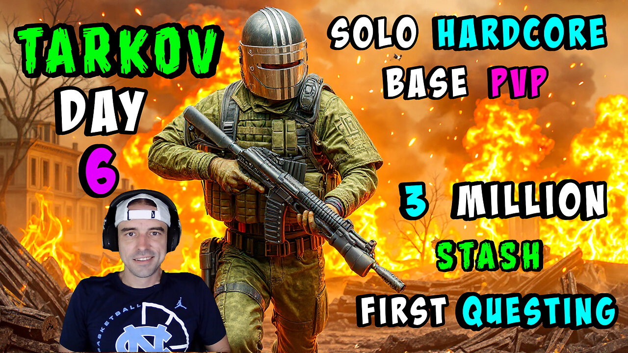 🔴LIVE - TARKOV DAY 6 - SOLO BASE PVP - PLEASE HELP! - QUESTING/WOODS LOOT RUNS - 3 MIL STASH