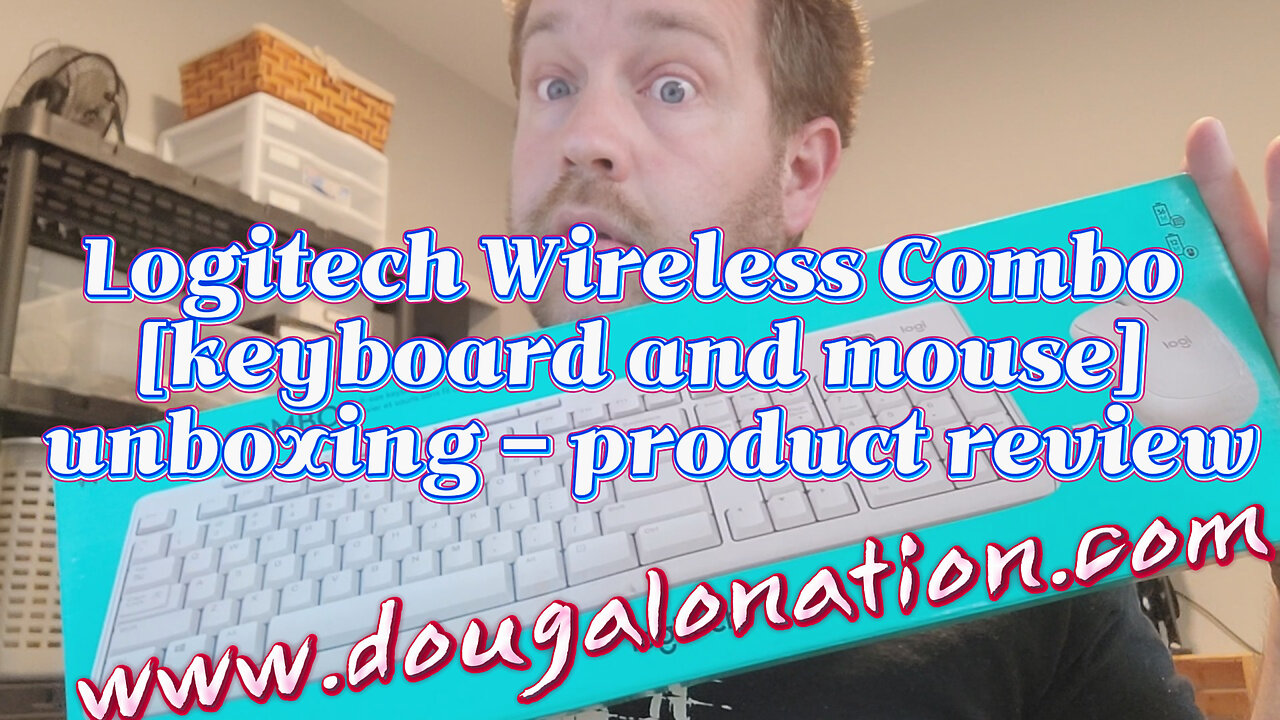 Logitech Wireless Combo [keyboard and mouse] unboxing - product review