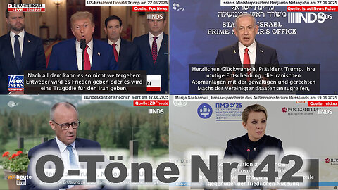 Nach „Drecksarbeit“ kam „Bunker Buster“-Bombe – O-Töne zur Eskalation Israel–Iran | NDS