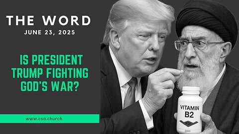 Is President Trump fighting God's war?