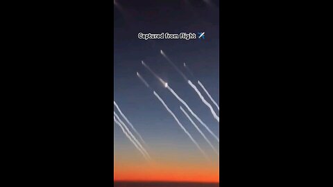 Iran missile captured on air ✈️✈️✈️