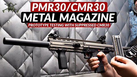 M*CARBO Metal PMR30 Magazine Prototype with Suppressed KEL-TEC CMR30