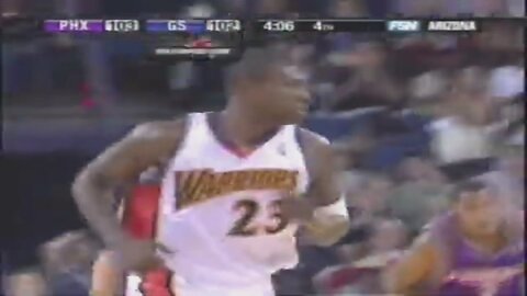 Jason Richardson 17 Points 4 Ast 3 Stl Vs. Suns, 2005-06.