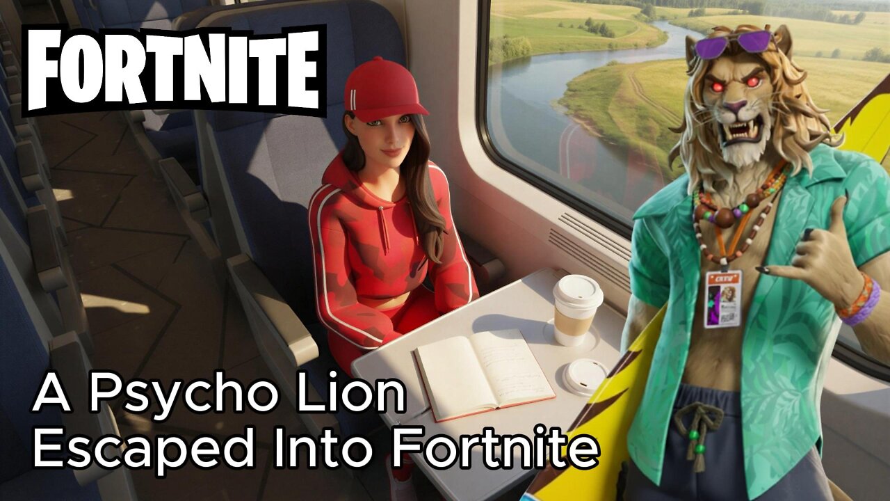 A Psycho Lion Escaped Into Fortnite