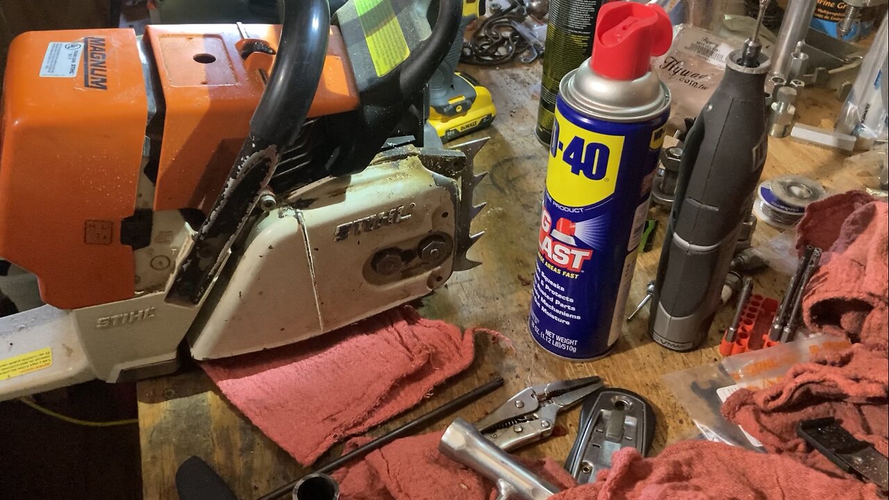 Tearing down a actual STIHL MS460