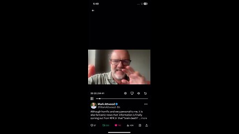 Mark Attwood : 23/07/2025 RFK Jr : organ harvesting in hospital