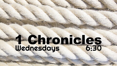 A Study in the Book of 1 Chronicles