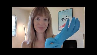 ASMR Massage with Latex Gloves on Your Shoulders, Arms and Neck