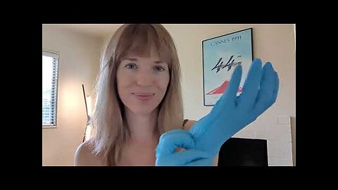 ASMR Massage with Latex Gloves on Your Shoulders, Arms and Neck