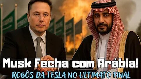 Não Tem Mais Volta,Musk Fecha com Realeza Saudita Arábia em Ultimato Tecnológico com Robôs da Tesla