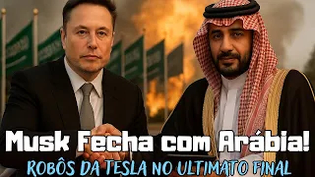 Não Tem Mais Volta,Musk Fecha com Realeza Saudita Arábia em Ultimato Tecnológico com Robôs da Tesla