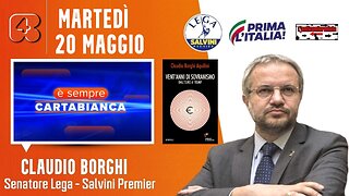 🔴 Interventi del Sen. Claudio Borghi ospite a "È sempre cartabianca" su Rete4 (20.05.2025)