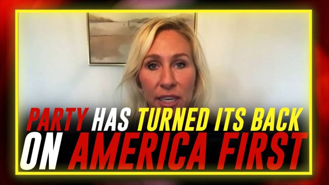 BOMBSHELL: MTG Warns She Could Leave GOP — "Party Has Turned Its Back On America First"