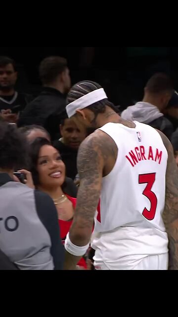 Brandon Ingram & GloRilla's Epic Courtside Handshake Steals the Show After Raptors' Win! 🏀💥