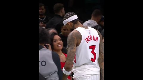 Brandon Ingram & GloRilla's Epic Courtside Handshake Steals the Show After Raptors' Win! 🏀💥