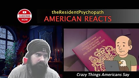 American Reacts to The 5 Craziest Things Americans Have Said to Me (A British Person)