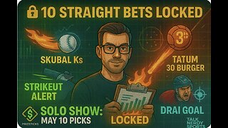 Solo Sharp Shooter: 10 Data-Driven Locks for May 10