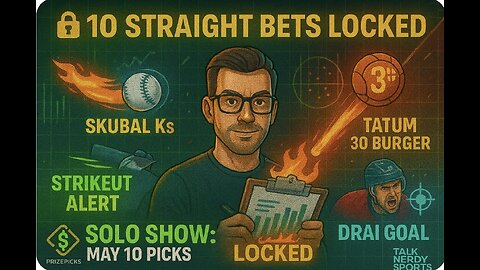 Solo Sharp Shooter: 10 Data-Driven Locks for May 10
