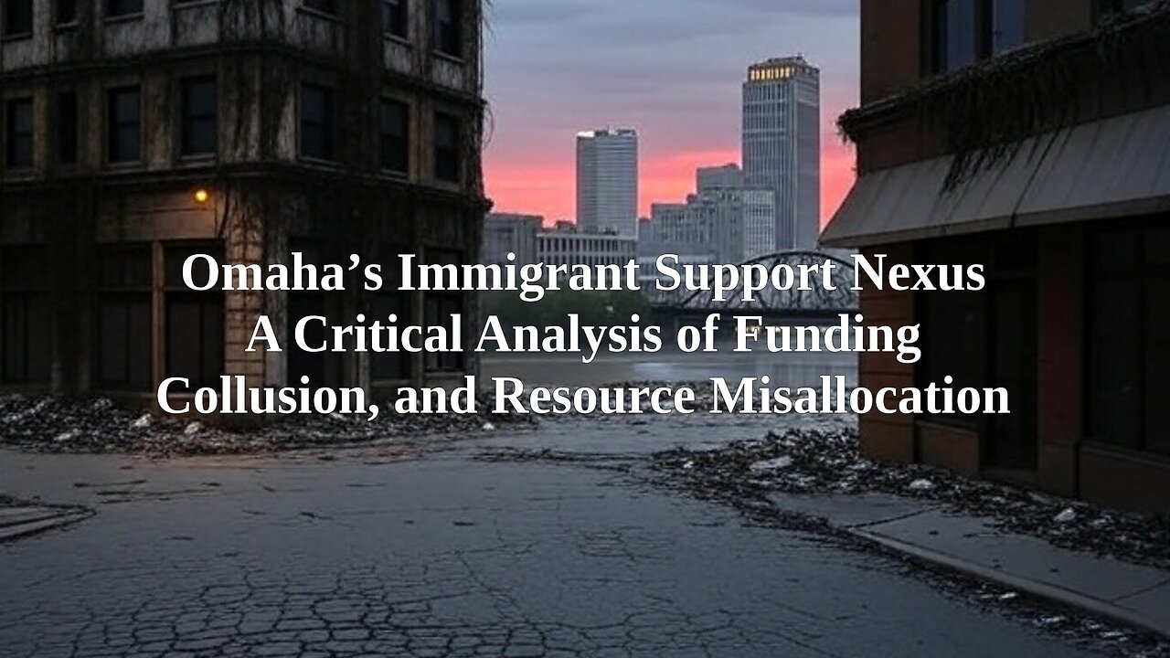 Omaha’s Immigrant Support Nexus: A Critical Analysis of Funding Collusion and Resource Misallocation