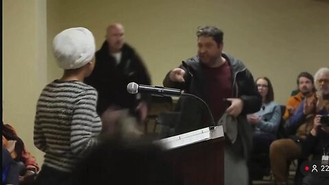 Democratic congresswoman Ilhan Omar (Criminal) sprayed by unknown substance