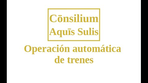 Operación automática de trenes (Español)