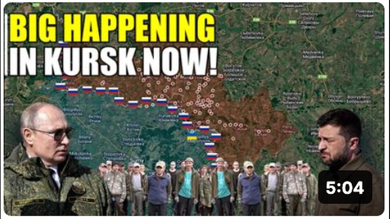 "Ukraine Mass Surrender: Russia Closes In on Kursk to Gornal!"