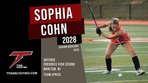 Sophia Cohn (Defense) - Field Hockey Athlete Marketing Video 2025