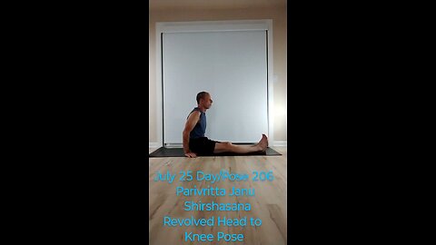 Parivritta Janu Shirshasana / Revolved Head to Knee Pose