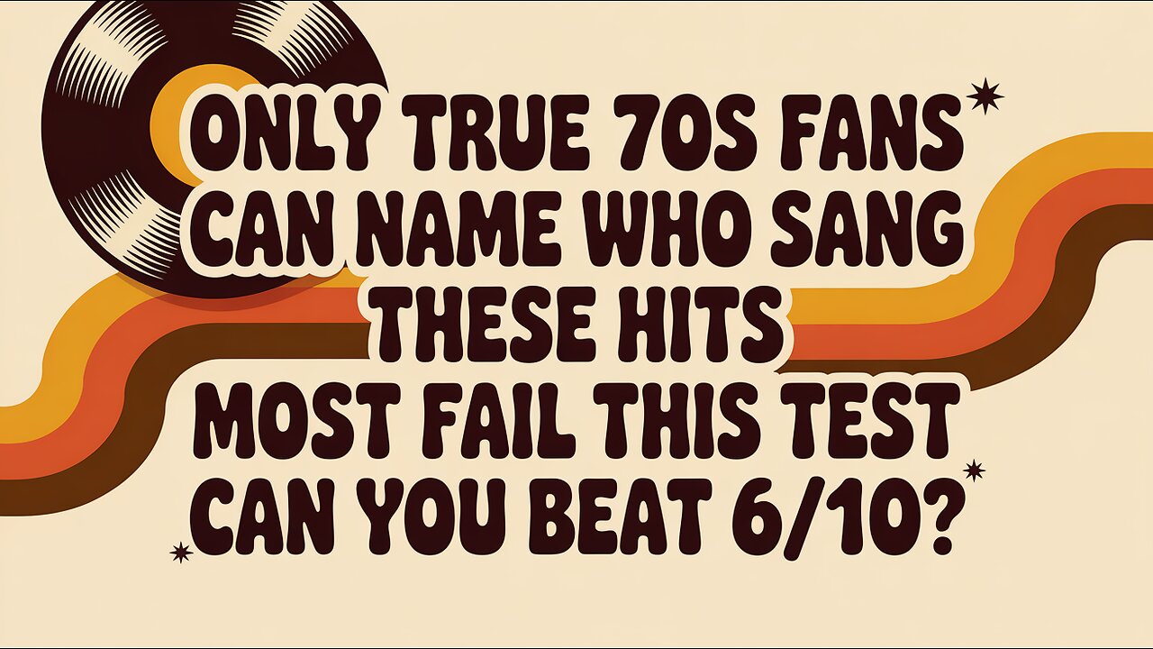 Only a True 70s Music Fan Can Pass This Quiz – Can You?