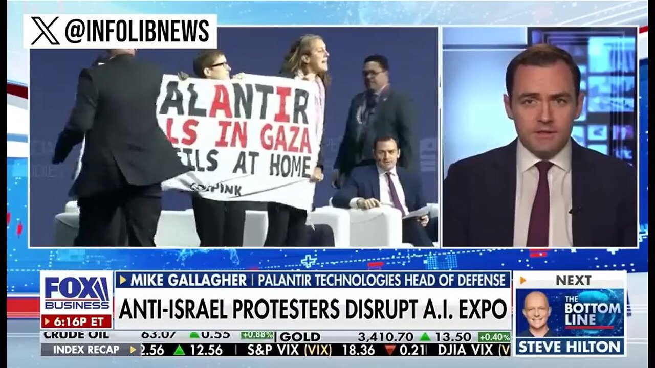 Mike Gallagher suggests pro-Palestine protesters are a "domestic terrorist movement"