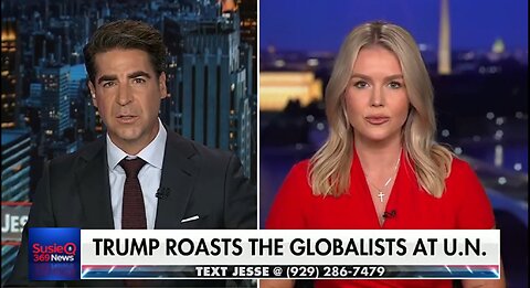 TRUMP ROASTS THE GLOBALIST AT U.N. KAROLINE LEAVITT 