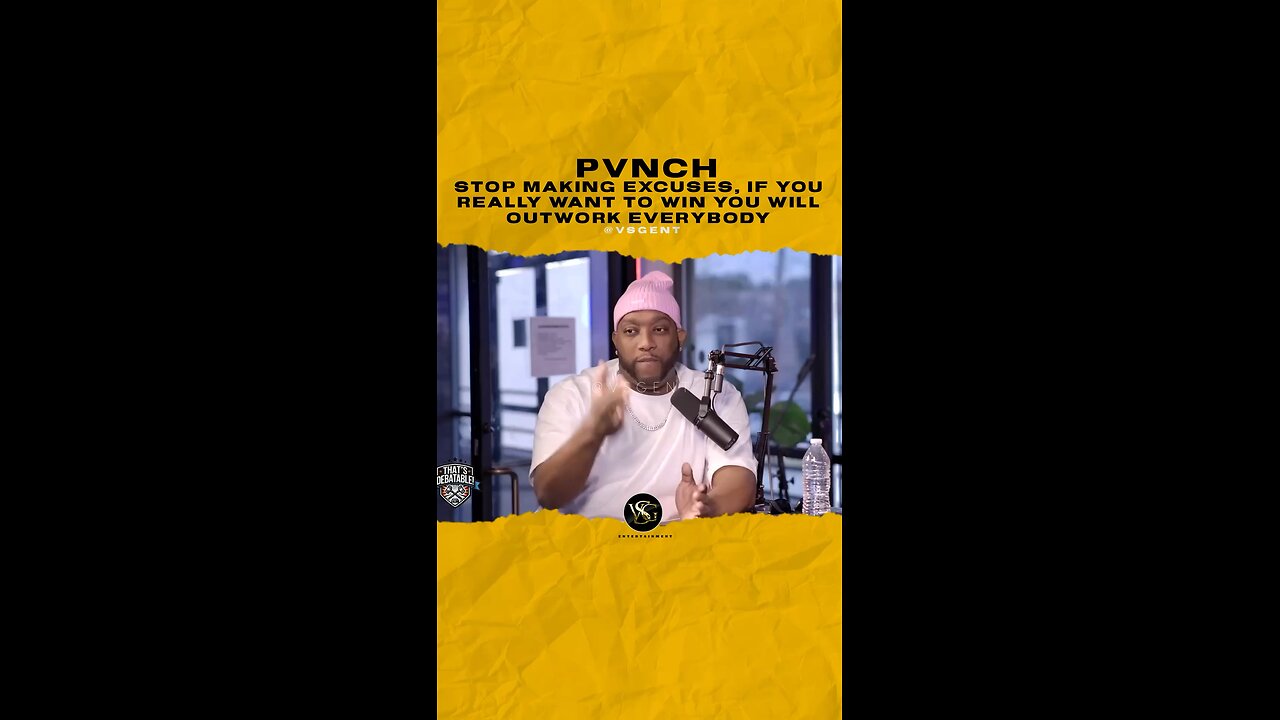 Stop making excuses, If you really want to win you will outwork everybody