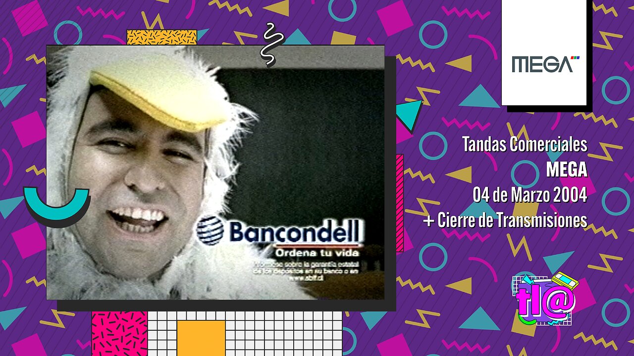 Tandas Comerciales Mega (04 de Marzo 2004) + Cierre de Transmisiones