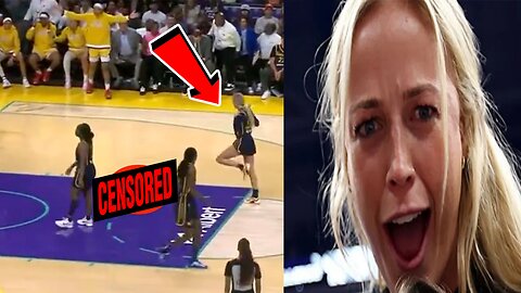 Indiana Fever's Sophie Cunningham HIT by SEX TOY during WNBA game! Her response is EPIC!