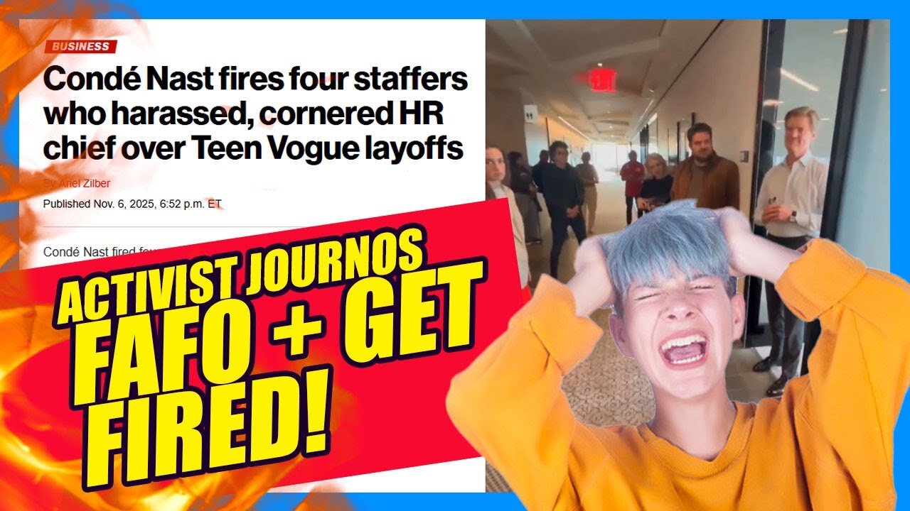 Activist Journos FAFO, Get FIRED for Harassing HR Exec on Camera! | Clownfish TV