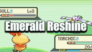 Pokemon Emerald Reshine - GBA ROM Hack, all new shiny forms and standard shiny as the default