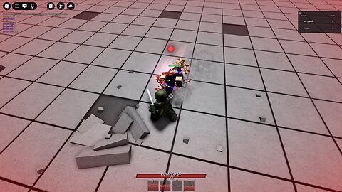 Playing 1v1 in The Strongest Battlegrounds in Roblox - (No Commentary).