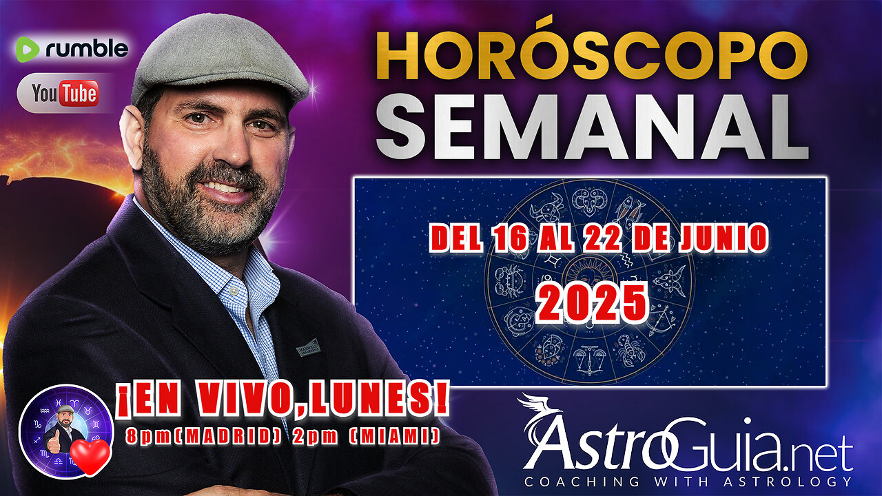 ¿Qué TE DEPARA TU Horóscopo Semanal Del 16 Al 22 de Junio 2025?