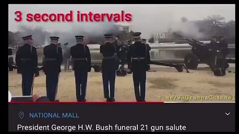 Just a reminder that on Inauguration Day in 2021 ... Bidan got a gun salute reserved for funerals
