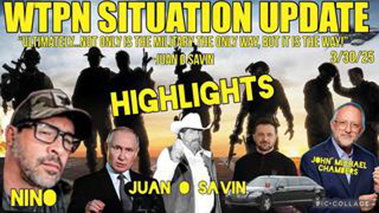 WTPN - RICARDO BOSI, JUAN O SAVIN, MICHAEL JACO, KINETIC WAR COMING, NEWS HEADLINES & MORE.