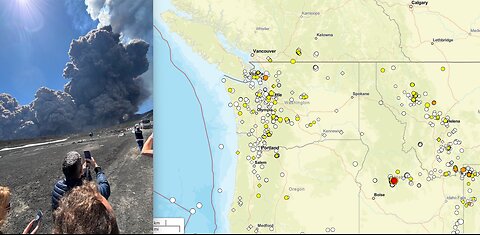 PACIFIC NORTHWEST ABOUT TO BLOW?!? PRESSURE BUILDING! SIGNS FROM THE SUN*ETNA'S EXPLOSION
