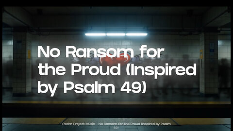 🎸 NO RANSOM FOR THE PROUD (Inspired by Psalm 49) 🤘- Official Lyric Video