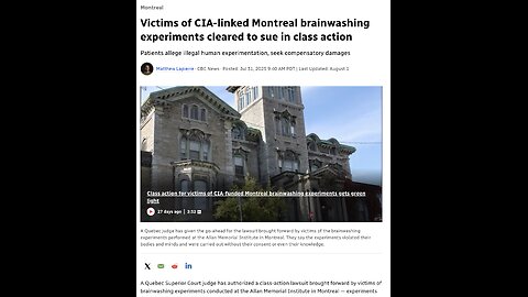 A Class Action Against MKUltra Was Just Certified with Author Elizabeth Nickson
