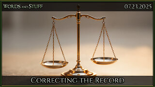 Correcting the Record | Words and Stuff