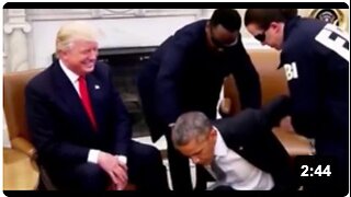 President Trump Sets Internet on Fire with Video of Obama Getting Arrested by FBI Agents and Tossed Into Jail