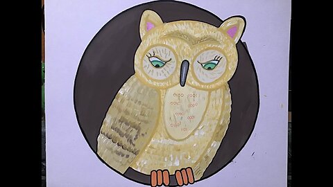 In the Studio: a cute owl