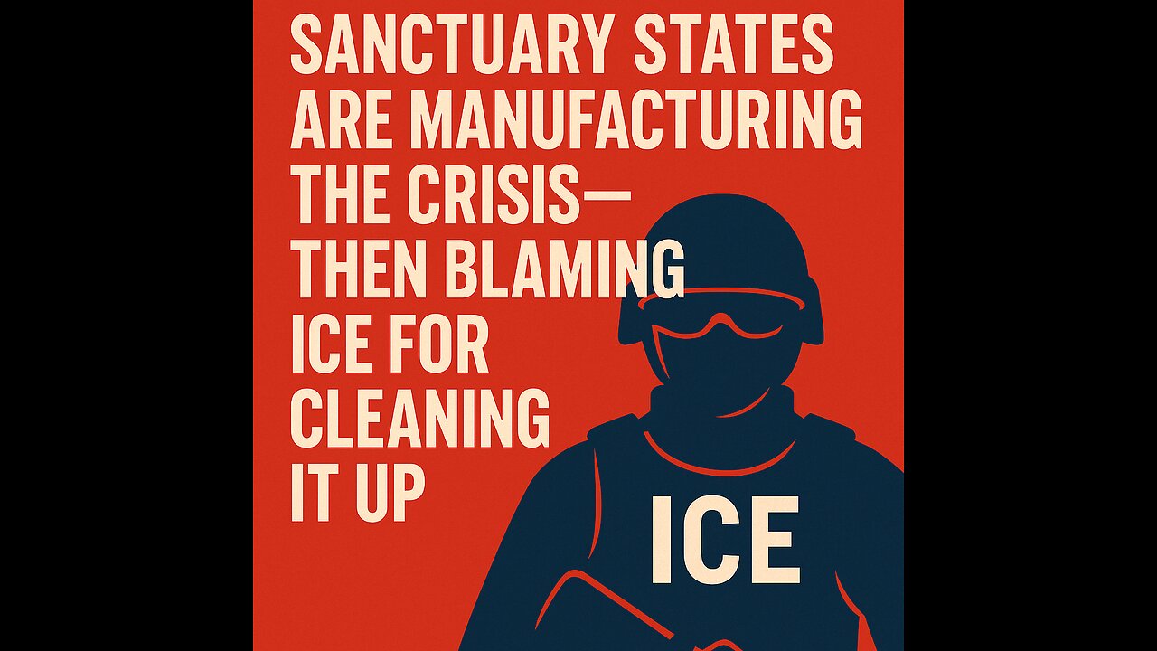 Sanctuary States Are Manufacturing the Crisis—Then Blaming ICE for Cleaning It Up