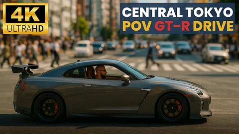 ☀️Tokyo Ikebukuro POV Drive in a Nissan GT-R R35 ⭕️⭕️\_____/⭕️⭕️ | 4K HDR