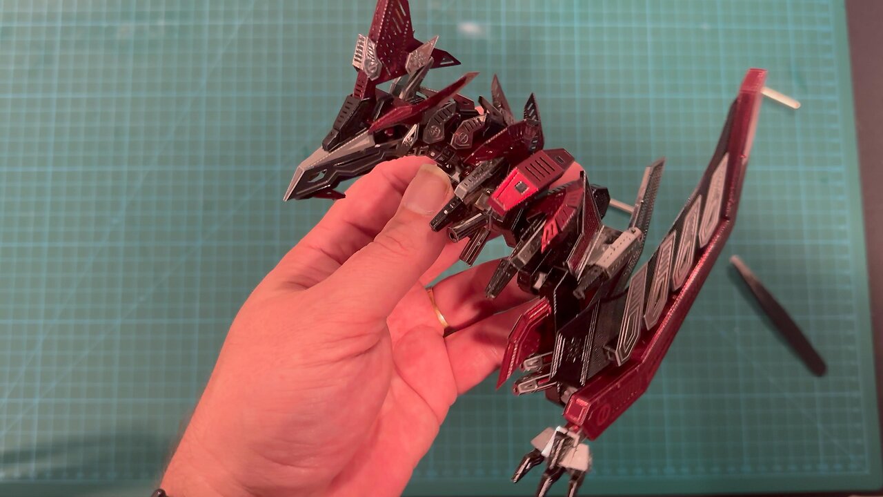 Microworld Mechanical Pterosaur Part 1 #microworld #pterosaur #metalmodels